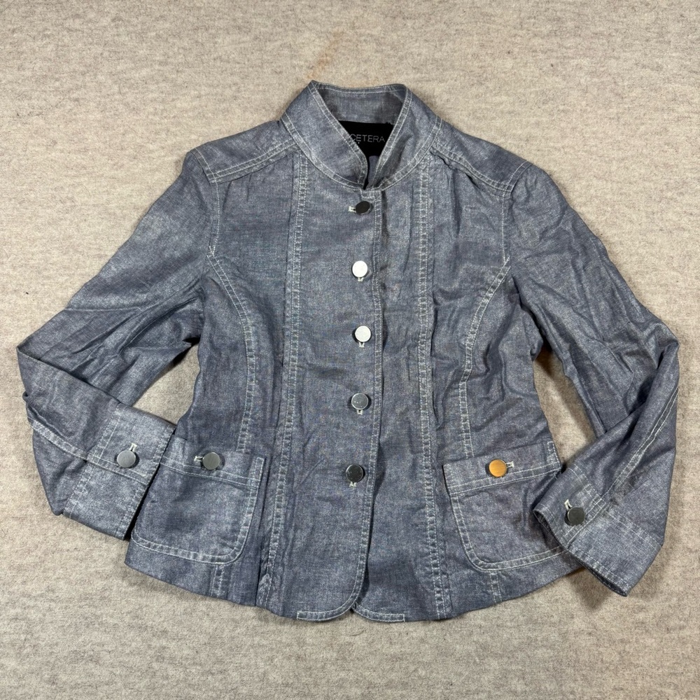 Etcetera Charcoal Jean Jacket